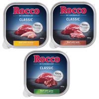 Zkušební balení Rocco 9 x 300 g mix - Classic Mix 2: jehněčí, kuřecí, zvěžina