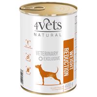 4Vets Natural Veterinary Exclusive Weight reduction 400 g - 6 x 400 g