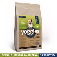 5kg Yoggies Kozí maso&zelenina, hypoalergenní minigranule lisované za studena s probiotiky