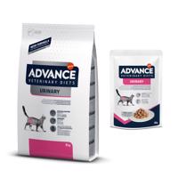 Advance VD granule 7,5 / 8 kg + kapsičky Advance 12 x 85 g  - 15 % sleva - Urinary Feline 8 kg + urinary 12 x 85 g