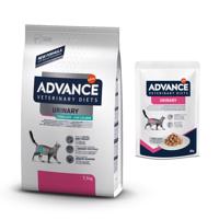 Advance VD granule 7,5 / 8 kg + kapsičky Advance 12 x 85 g  - 15 % sleva - Urinary Sterilized 7,5 kg + urinary 12 x 85 g
