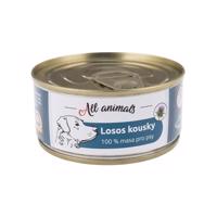 All Animals DOG losos kousky 100g