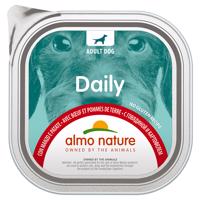 Almo Nature Daily 18 × 300 g – výhodné balení - s hovězím a brambory