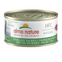 Almo Nature HFC Natural 12 x 70 g výhodné balení - tichomořský tuňák