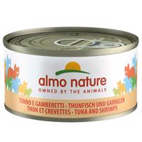 Almo Nature konzervy 24 x 70 g - Tuňák s kalamáry