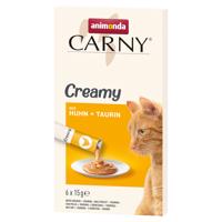 Animonda Carny Adult Creamy - výhodné balení: 24 x 15 g s kuřecím a taurinem