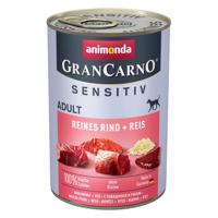 Animonda GranCarno Adult Sensitiv čisté hovězí maso + rýže 24x400g