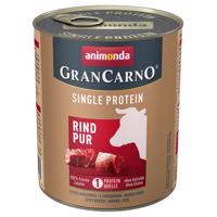 Animonda GranCarno Adult Single Protein 24 x 800 g - čisté hovězí