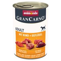 Animonda GranCarno Original 12 x 400 g výhodné balení - hovězí a drůbeží