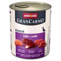 Animonda GranCarno Original výhodná balení 6 x 4 ks (24 x 800 g) - senior: hovězí & jehněčí