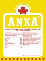 Anka Lamb& Rice 18kg sleva