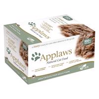 Applaws Cat Pot Selection balení k vyzkoušení 8 x 60 g - rybí výběr