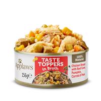 Applaws Dog konzerva Taste Toppers Broth kuře s játry 156 g