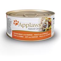 Applaws konzerva Cat Kuřecí prsa s dýní 70 g