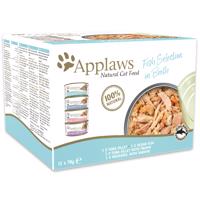 Applaws Multipack Adult konzerva 12 x 70 g - Rybí varianty ve vývaru