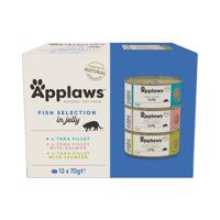 Applaws Multipack Adult konzerva 12 x 70 g - Rybí výběr v želé