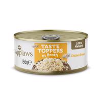 Applaws Taste Toppers in Broth 12 x 156 g - kuřecí
