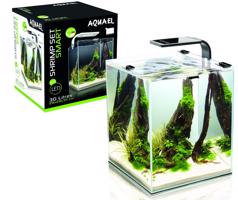 Aquael Shrimp Smart White akvarijní set 20x20x25 cm, 10 l