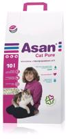 Asan Cat Pure ekologické pro krátkosrsté kočky koťata a fretky 10 l