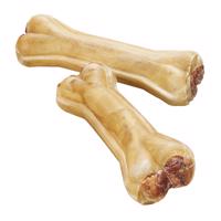 Barkoo žvýkací kosti plněné hovězím býkovcem - 6 kusů à ca. 17 cm