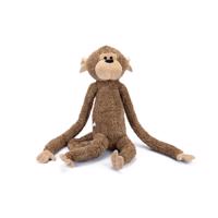 Beeztees XL hračka pro psy, plyšová opička Vik, hnědá