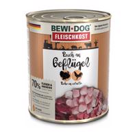 Bewi Dog – masitá strava pro psy s vysokým obsahem drůbežího masa 6 × 800 g