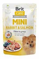 Brit Care Dog Mini Rabbit&Salmon fillets in gravy 85g + Množstevní sleva