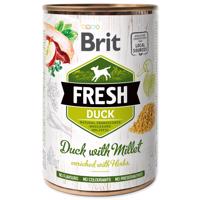 Brit Fresh Dog konzerva Duck with Millet 400 g