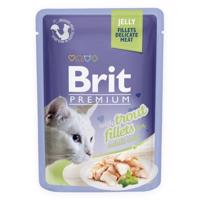 Brit premium 85g cat kaps.filety se pstruhem v želé