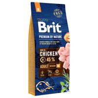 Brit Premium by Nature Adult M - Výhodné balení: 2 x 15 kg