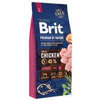 Brit Premium by Nature Junior L - Výhodné balení: 2 x 15 kg