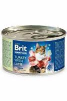 Brit Premium Cat by Nature konz Turkey&Lamb 200g + Množstevní sleva sleva 15%