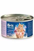 Brit Premium Cat by Nature konz Turkey&Liver 200g + Množstevní sleva sleva 15%