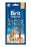 Brit Premium Cat by Nature Sticks Salmon&Trout(3pcs) + Množstevní sleva