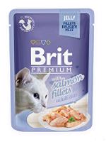 Brit Premium Cat D Fillets in Jelly with Salmon 85g + Množstevní sleva