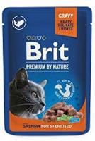Brit Premium Cat kapsa Salmon for Sterilised 100g + Množstevní sleva