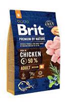 Brit Premium Dog by Nature Adult M 3kg sleva