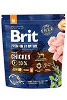 Brit Premium Dog by Nature Junior M 1kg sleva