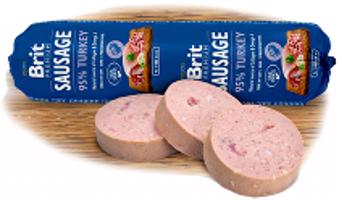 Brit Sausage Turkey 800g New + Množstevní sleva