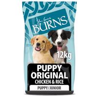 Burns Dog Puppy & Junior Original Chicken and Rice - 2 x 12 kg