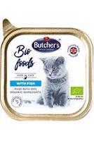 Butcher's Cat Bio s rybou vanička 85g + Množstevní sleva sleva 15%