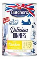 Butcher's Cat Delicious kuřecí v želé konz. 400g + Množstevní sleva sleva 15%