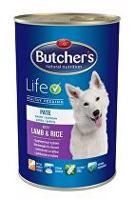 Butcher's Dog Life s jehněčím masem a rýží konz. 1200g + Množstevní sleva