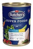 Butcher's Dog Superfood dršťky a kuřecí konz. 400g + Množstevní sleva