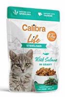Calibra Cat Life kapsa Sterilised Salmon in gravy 85g + Množstevní sleva