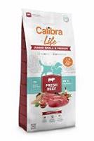 Calibra Dog Life Junior Small&Medium Fresh Beef 12kg sleva + barel zdarma
