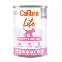 Calibra Dog Life konzerva Puppy & Junior Chicken with Rice 400 g