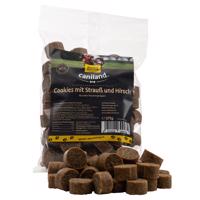 Caniland pštrosí a jelení cookies, 270 g, 20 % sleva - 275 g