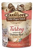 Carnilove Cat Pouch Turkey Enriched & Valerian 85g + Množstevní sleva