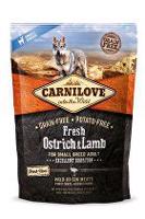 Carnilove Dog Fresh Ostrich&Lamb for Small Breed 1.5kg sleva